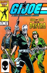 Cover for G.I. Joe, A Real American Hero (Marvel, 1982 series) #57 [Direct]