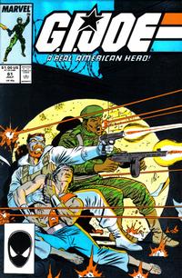Cover for G.I. Joe, A Real American Hero (Marvel, 1982 series) #61 [Direct]