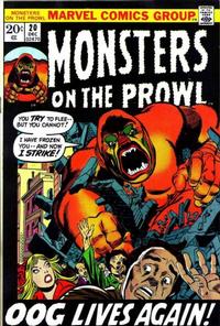 Cover Thumbnail for Monsters on the Prowl (Marvel, 1971 series) #20