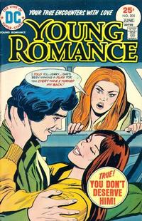 Cover for Young Romance (DC, 1963 series) #205