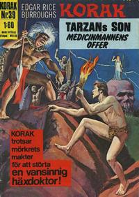 Cover Thumbnail for Korak (Williams Förlags AB, 1966 series) #39
