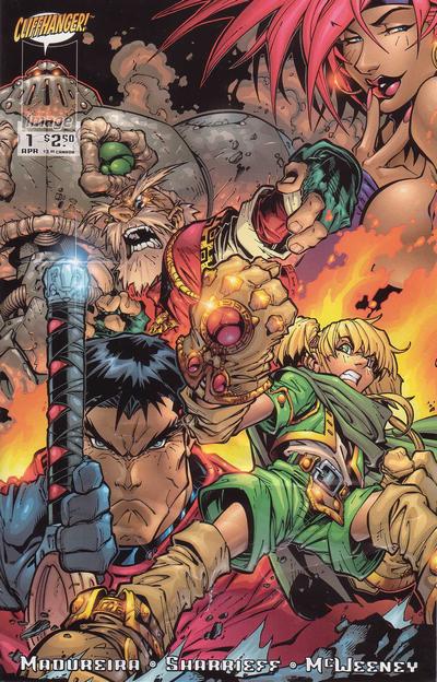 Cover for Battle Chasers (Image, 1998 series) #1 [Cover A: Joe Madureira]