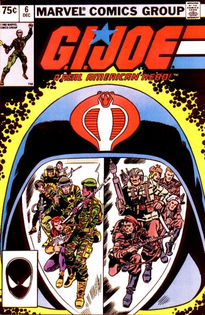 Cover for G.I. Joe, A Real American Hero (Marvel, 1982 series) #6 [Second Print]