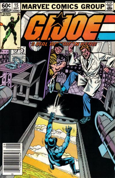 Cover for G.I. Joe, A Real American Hero (Marvel, 1982 series) #15 [Newsstand]