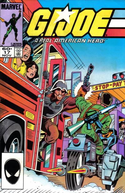 Cover for G.I. Joe, A Real American Hero (Marvel, 1982 series) #17 [Second Print]