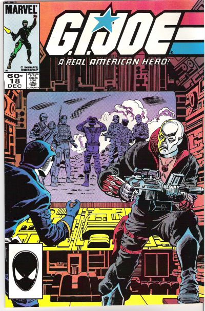 Cover for G.I. Joe, A Real American Hero (Marvel, 1982 series) #18 [Second Print]