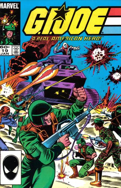 Cover for G.I. Joe, A Real American Hero (Marvel, 1982 series) #19 [Second Print]
