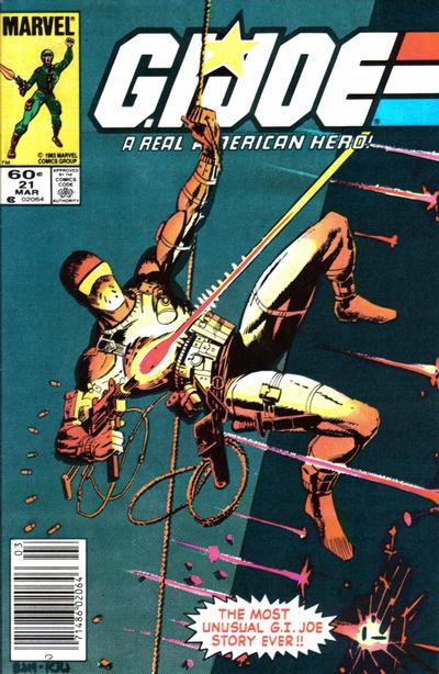 Cover for G.I. Joe, A Real American Hero (Marvel, 1982 series) #21 [Newsstand]