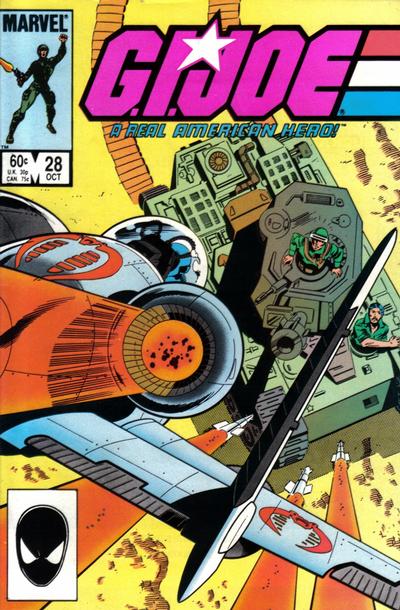 Cover for G.I. Joe, A Real American Hero (Marvel, 1982 series) #28 [Direct]