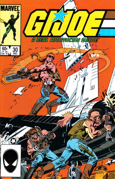 Cover for G.I. Joe, A Real American Hero (Marvel, 1982 series) #30 [Direct]