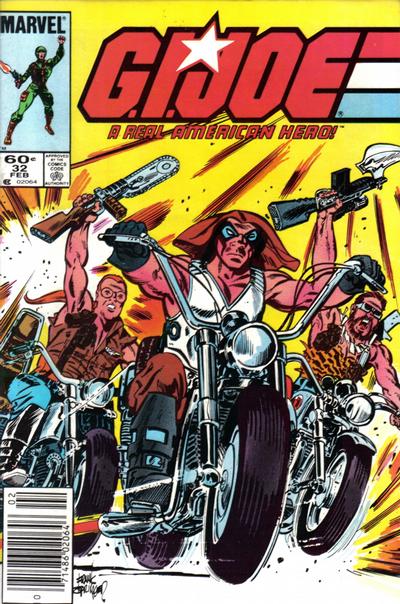 Cover for G.I. Joe, A Real American Hero (Marvel, 1982 series) #32 [Newsstand]