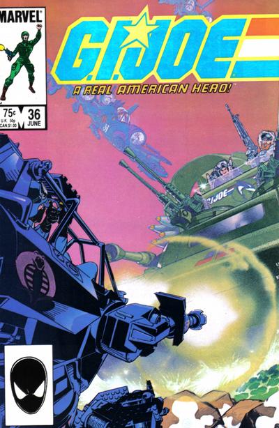 Cover for G.I. Joe, A Real American Hero (Marvel, 1982 series) #36 [Direct]