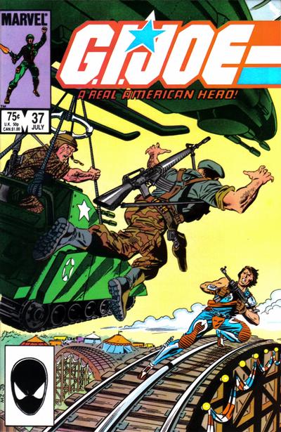Cover for G.I. Joe, A Real American Hero (Marvel, 1982 series) #37 [Direct]