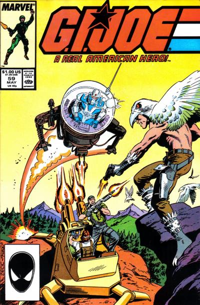 Cover for G.I. Joe, A Real American Hero (Marvel, 1982 series) #59 [Direct]