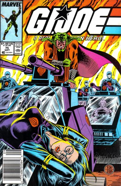Cover for G.I. Joe, A Real American Hero (Marvel, 1982 series) #75 [Newsstand]