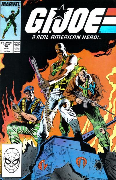 Cover for G.I. Joe, A Real American Hero (Marvel, 1982 series) #76 [Direct]