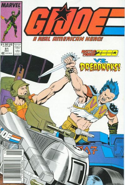Cover for G.I. Joe, A Real American Hero (Marvel, 1982 series) #81 [Newsstand]
