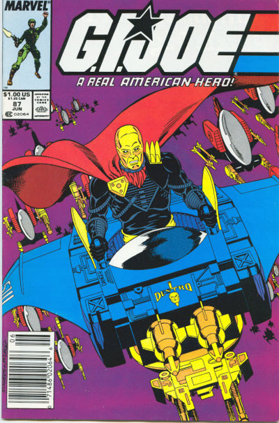 Cover for G.I. Joe, A Real American Hero (Marvel, 1982 series) #87 [Newsstand]