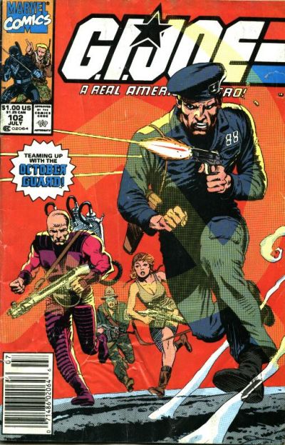Cover for G.I. Joe, A Real American Hero (Marvel, 1982 series) #102 [Newsstand]