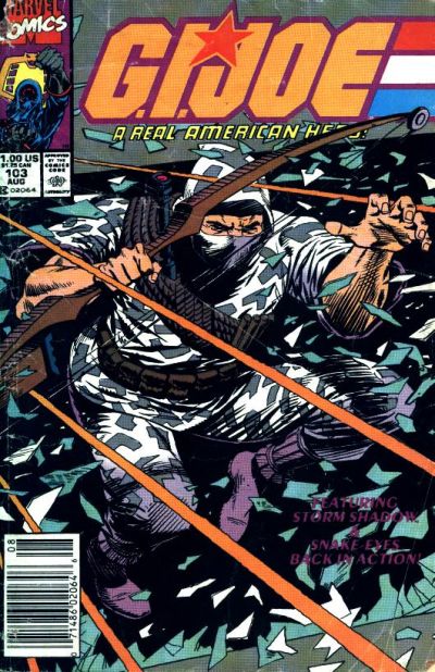 Cover for G.I. Joe, A Real American Hero (Marvel, 1982 series) #103 [Newsstand]
