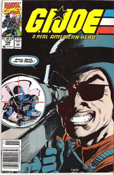 Cover for G.I. Joe, A Real American Hero (Marvel, 1982 series) #106 [Newsstand]