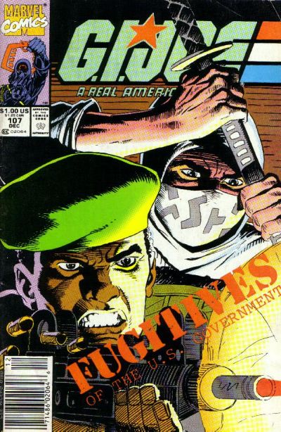 Cover for G.I. Joe, A Real American Hero (Marvel, 1982 series) #107 [Newsstand]
