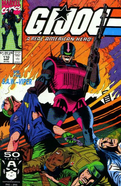 Cover for G.I. Joe, A Real American Hero (Marvel, 1982 series) #110 [Direct]