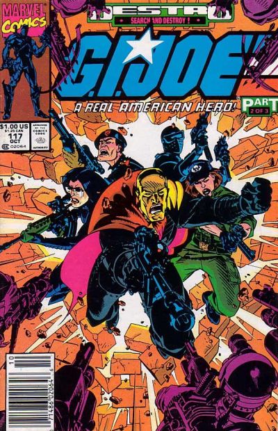Cover for G.I. Joe, A Real American Hero (Marvel, 1982 series) #117 [Newsstand]