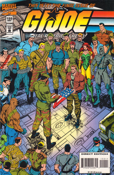 Cover for G.I. Joe, A Real American Hero (Marvel, 1982 series) #155 [Direct Edition]