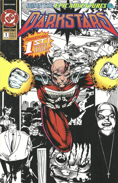 Cover for The Darkstars (DC, 1992 series) #1