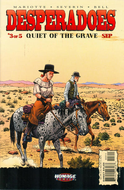 Cover for Desperadoes: Quiet of the Grave (DC, 2001 series) #3