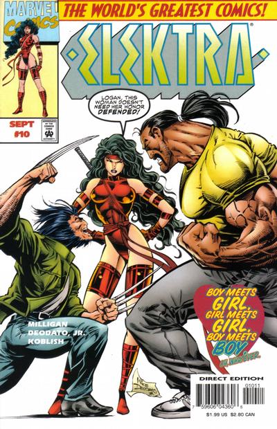 Cover for Elektra (Marvel, 1996 series) #10