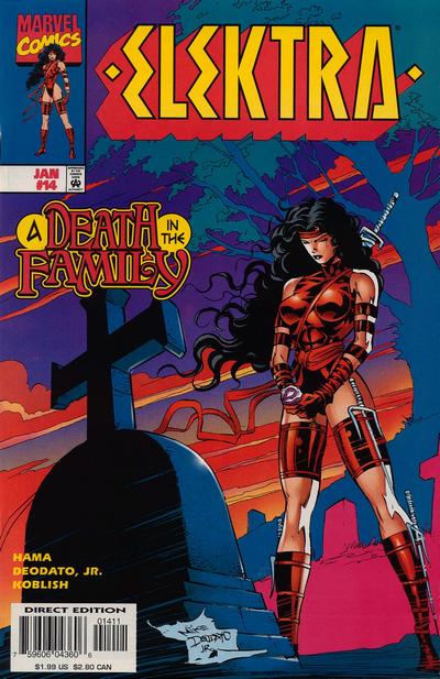 Cover for Elektra (Marvel, 1996 series) #14