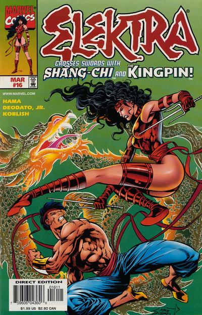 Cover for Elektra (Marvel, 1996 series) #16