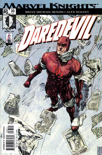 Cover for Daredevil (Marvel, 1998 series) #33 (413) [Direct Edition]