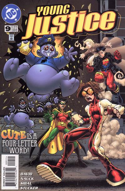 Cover for Young Justice (DC, 1998 series) #9 [Direct Sales]