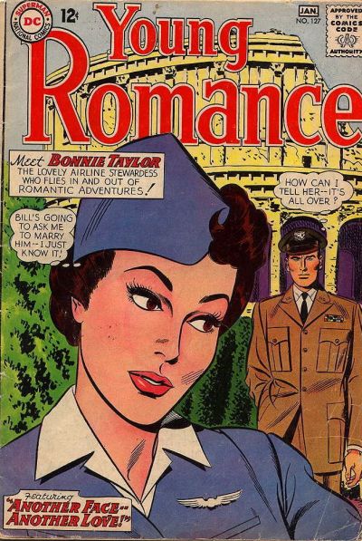 Cover for Young Romance (DC, 1963 series) #127
