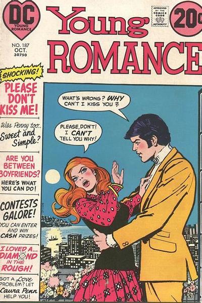 Cover for Young Romance (DC, 1963 series) #187