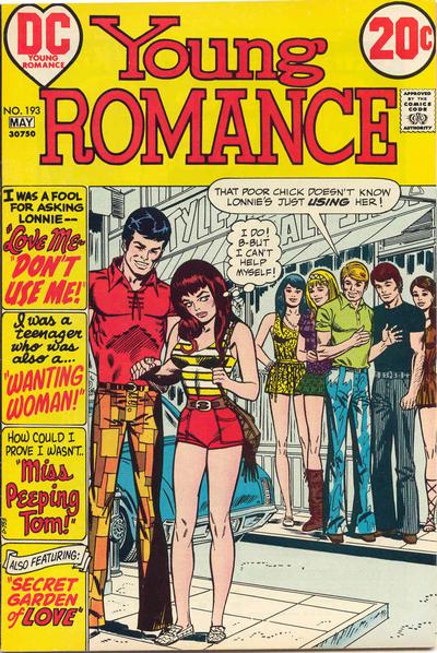 Cover for Young Romance (DC, 1963 series) #193