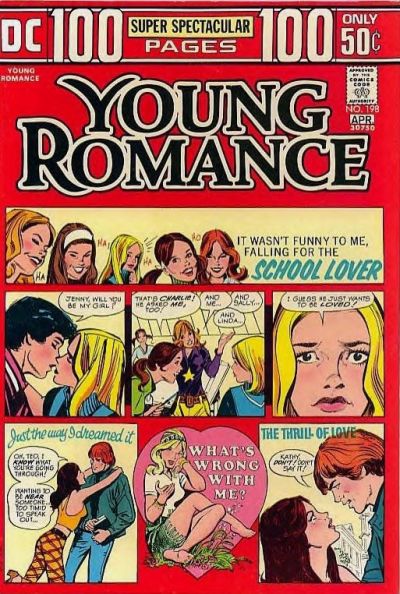 Cover for Young Romance (DC, 1963 series) #198