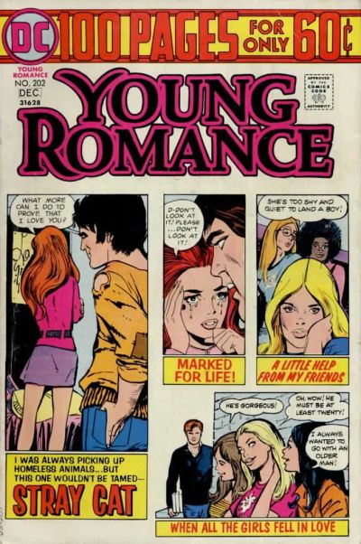 Cover for Young Romance (DC, 1963 series) #202