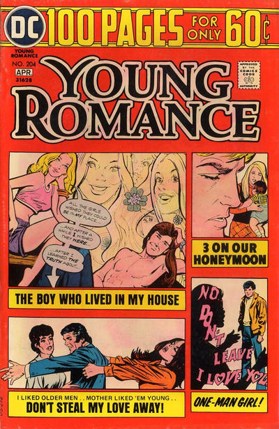 Cover for Young Romance (DC, 1963 series) #204