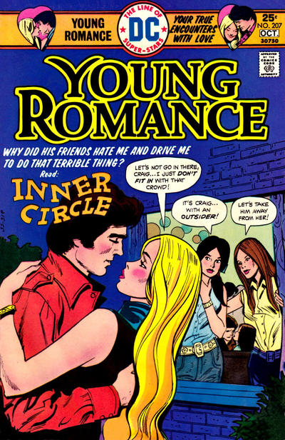 Cover for Young Romance (DC, 1963 series) #207