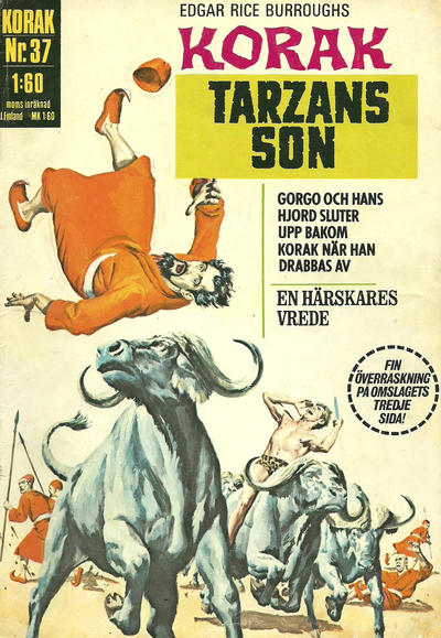 Cover for Korak (Williams Förlags AB, 1966 series) #37