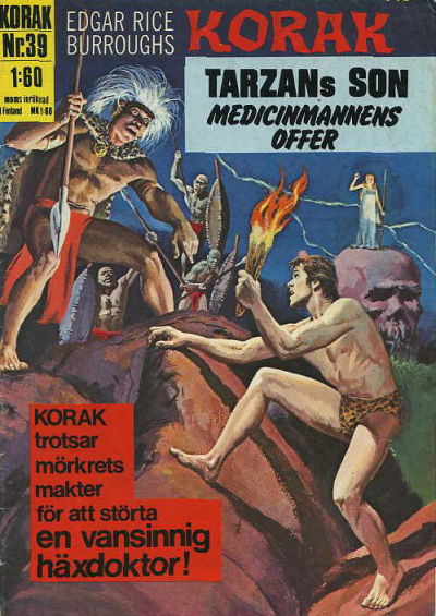 Cover for Korak (Williams Förlags AB, 1966 series) #39