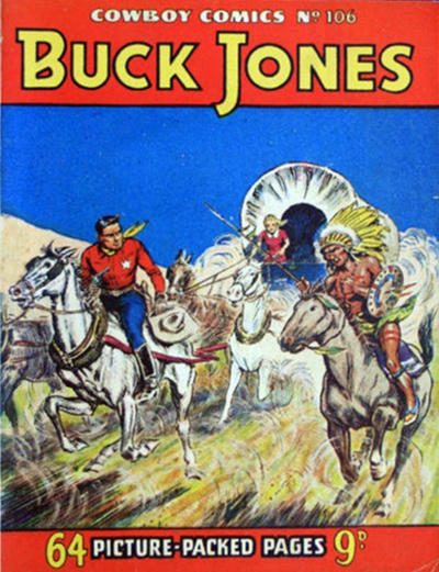 Cover for Cowboy Comics (Amalgamated Press, 1950 series) #106