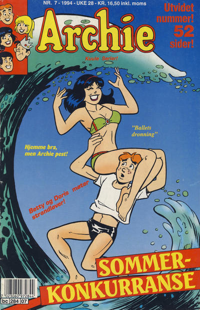 Cover for Archie (Semic, 1982 series) #7/1994