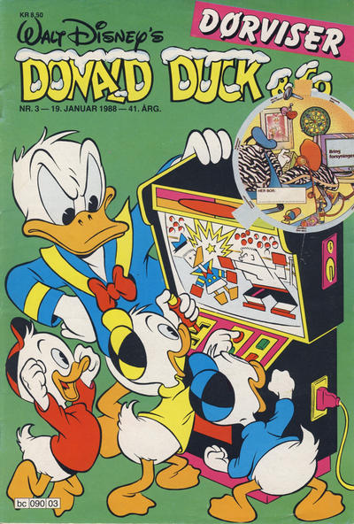 Cover for Donald Duck & Co (Hjemmet / Egmont, 1948 series) #3/1988