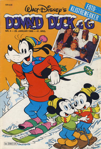 Cover for Donald Duck & Co (Hjemmet / Egmont, 1948 series) #4/1988