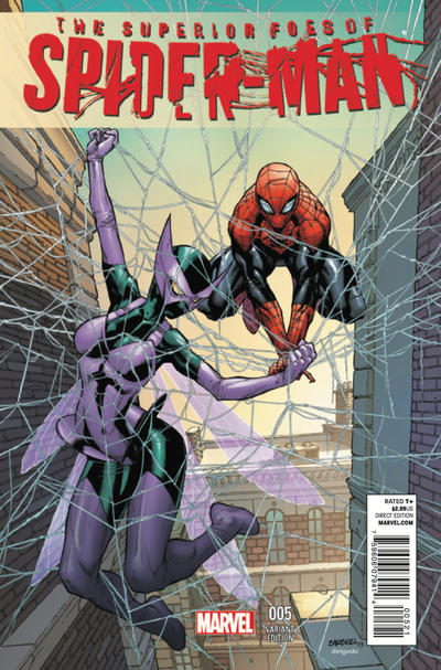 Cover for The Superior Foes of Spider-Man (Marvel, 2013 series) #5 [Variant Edition - Carlo Barberi Incentive Cover]